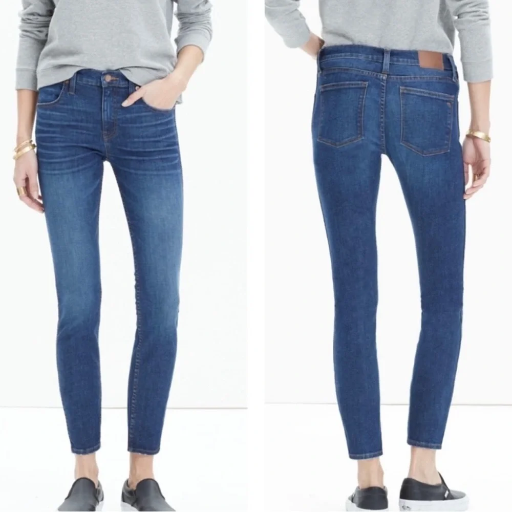 Madewell 9” High Rise Skinny Crop Jeans